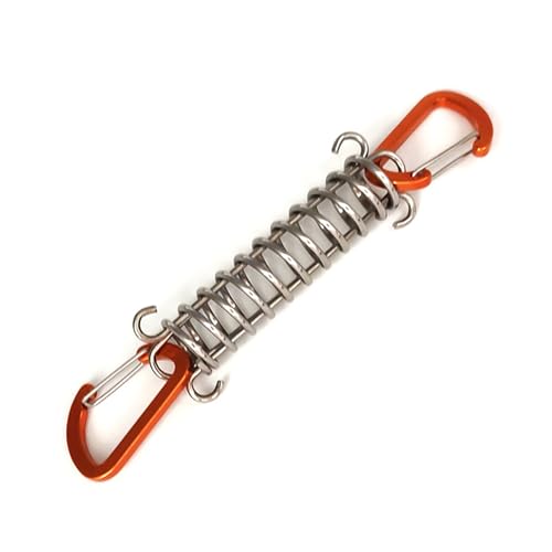 Outdoor Stoßdämpfung des Frühlingsspanners Training Leine Frühling Hochfest Camping Zelt Seilspanner Federschnallen Schnallen von Wkldjf