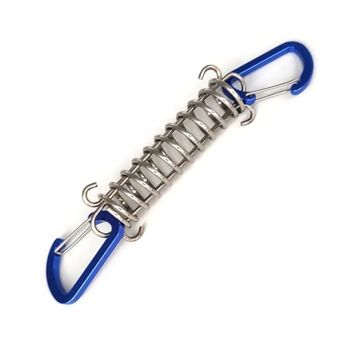 Outdoor Stoßdämpfung des Frühlingsspanners Training Leine Frühling Hochfest Camping Zelt Seilspanner Federschnallen Schnallen von Wkldjf