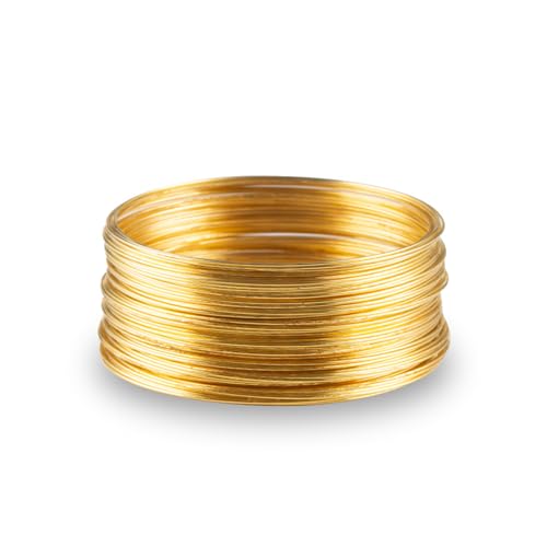 Schmuckdraht 50 Memory Stahldraht Perlendraht Für Schmuck Making Wraping Halsketten Kabeldrahtarmband Handwerk von Wkldjf