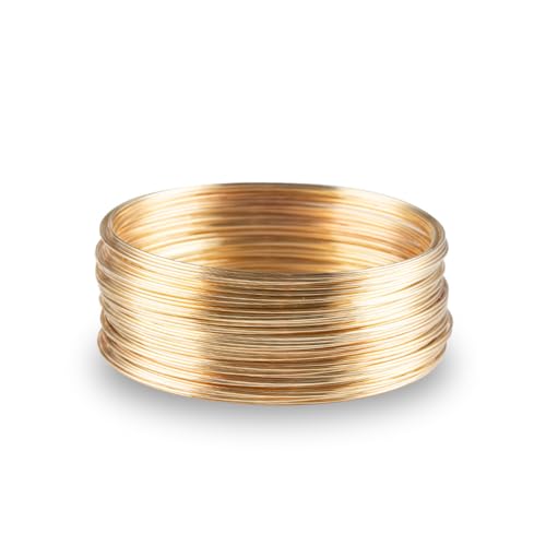 Schmuckdraht 50 Memory Stahldraht Perlendraht Für Schmuck Making Wraping Halsketten Kabeldrahtarmband Handwerk von Wkldjf