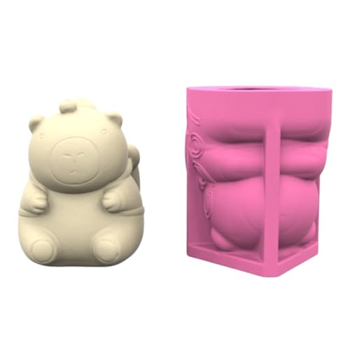 Silikonform Betonform Formen Harz Blütentöpfe Formen Capybaras Form Perfekt Für Saftige Vase Und Stifthalter Kreation von Wkldjf