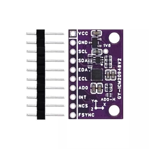 Wkldjf 9AXIS Sensoren Praktische Hohe Präzisionssensoren GY ICM20948V2 9DOF Magnetometer Sensoren von Wkldjf