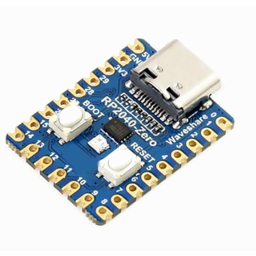 Wkldjf RP2040 für RPIPico Microcontroller RP2040-0 für M 2Core Arm Cortex M0+ Prozessor, vorgelötete Header von Wkldjf