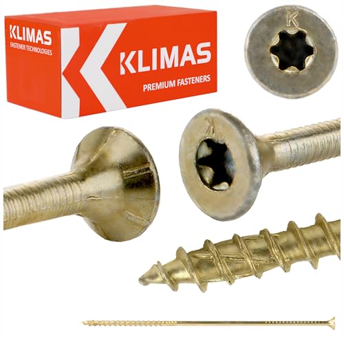 100Stück 6,0x220mm TX30 Holzbauschrauben Konstruktionsschrauben Senkkopf alle Größen Torx Schrauben von Wkret-Met