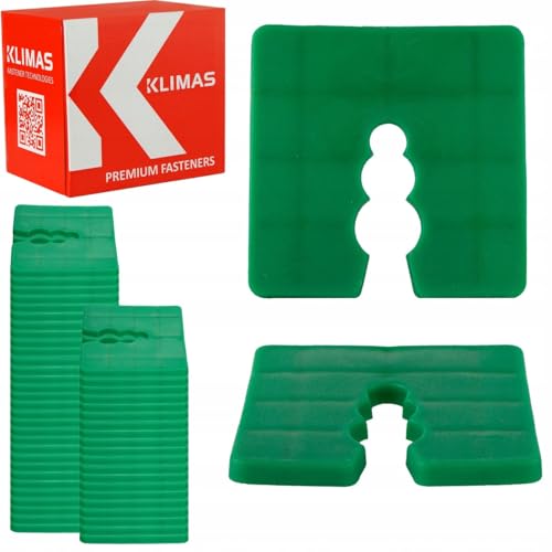 50 x Abstandshalter 4mm f. Sockelschiene Ausgleichstück Distanzstück Sockelschienen von Wkret Met