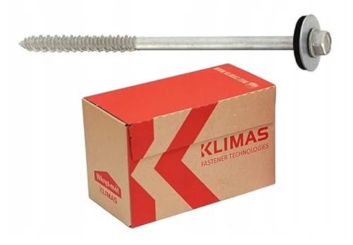 Klimas Sandwichplatten Selbstbohrende Schrauben für Sandwichpaneele (6,3 x 155 mm - 100 St.) von Wkret-Met