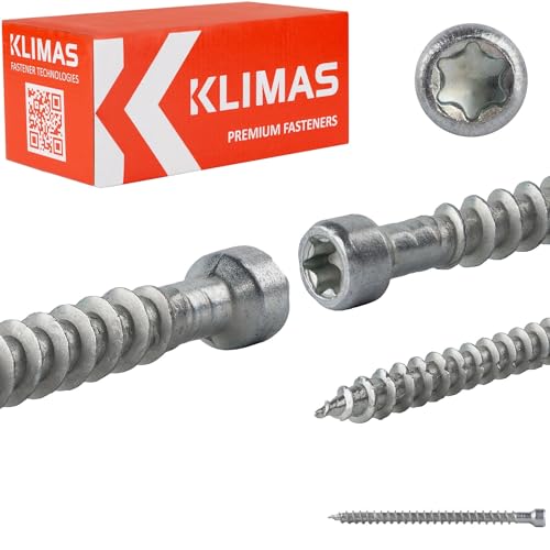 WKFC Ø 8 x 350-50 Stück Holzbauschrauben Konstruktionsschrauben Vollgewinde Zylinderkopf ETA TORX 40 WKFC Ø 8 x 350-50 Stück Holzbauschrauben Konstruktionsschrauben Vollgewinde Zylinderkopf ETA TORX 40 von Wkret-Met