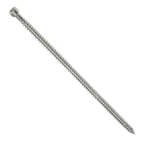 WKFC TORX Holzbauschrauben Konstruktionsschrauben Vollgewinde Zylinderkopf ETA (100 Stück - Ø6mm x 280mm TX30) von Wkret-Met
