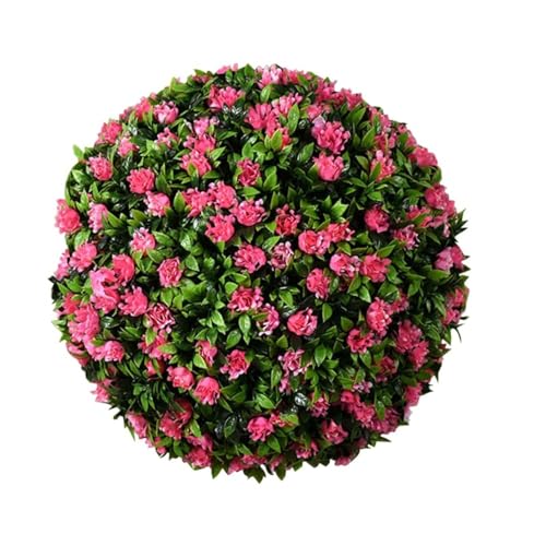 WlP Landschaftsbau-Grasball Künstliche Pflanze Topiary-Ball Künstlicher Buchsbaum Dekorative Kugeln Hängende Künstliche Pflanzenbälle UV-beständige Kunstblumen Gartenkugeln (Size : 45cm) von WlP