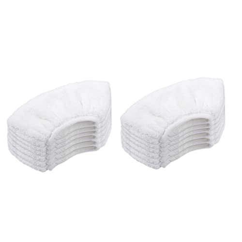 Wlauqueta 12 Stück Bezug aus Stoff für Easyfix SC1 SC2 SC3 SC4 SC5 SV7 Ersatzpads für Dampfreiniger von Wlauqueta