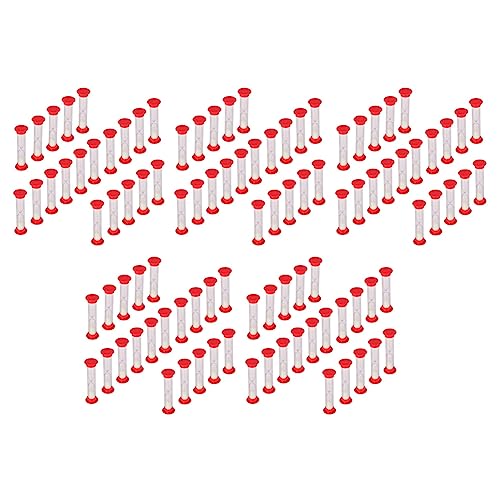 Wlauqueta Sanduhr, 30 Sekunden, Sanduhr, Sanduhr, Countdown, Spielzeug, , 100 Stück (Sand, weiß) von Wlauqueta