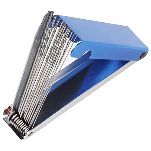 Wlauqueta SchweißDüSen-Reiniger, Vergaser-Reiniger und BrennerdüSen-Reiniger-Set (12 Drahtset Plus eine Flachfeile) von Wlauqueta