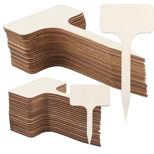 Wlicon 60pcs StüCk Pflanzenschilder Aus Holz 10cm 18cm Holz T-Typ pflanzenschilder wetterfest KräUterschilder Mit FüRInnen und Außenpflanzen Topfpflanzen KräUter Blumen GemüSe Etiketten Wlicon 60pcs StüCk Pflanzenschilder Aus Holz 10cm 18cm Holz T-Typ pflanzenschilder wetterfest KräUterschilder Mit FüRInnen und Außenpflanzen Topfpflanzen KräUter Blumen GemüSe Etiketten von Wlicon