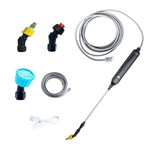 Wlikmjg Elektrischer Wassersprüher - Gartenbewässerung & Sprühsystem - Automatisches Multifunktions-Sprühset Für Garten, Terrasse, Rasen & Außenbereich von Wlikmjg