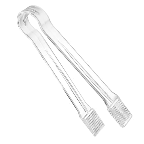 Wlikmjg Food Tongs For Serving - Buffet Servierzange,Rutschfeste Transparente Küchenzange Für Kuchen Desserts Partysalate Snacks Buffet Fingerfood Deko Vorspeisen von Wlikmjg