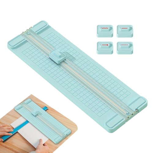 Wlikmjg Fotopapier Scheren Gleitschneider, Zuschneidegerät Für Bastelprojekte, Multifunktions ergonomisch & tragbar für Bastelprojekte und Unterricht Wlikmjg Fotopapier Scheren Gleitschneider, Zuschneidegerät Für Bastelprojekte, Multifunktions ergonomisch & tragbar für Bastelprojekte und Unterricht von Wlikmjg