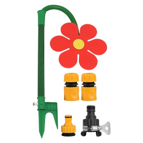 Wlikmjg Gänseblümchen Wasserspinner, Rasenbewässerungssystem, 360 Grad Rotierendes Bewässerungssystem Für Garten Rasen Terrasse Spiel von Wlikmjg