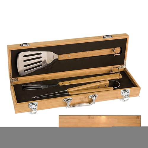 Wlikmjg Grill-Set - Grillset,Grillbesteck Mit Aufbewahrungstasche Für Camping Garten Familienfeiern Geschenkidee Wlikmjg Grill-Set - Grillset,Grillbesteck Mit Aufbewahrungstasche Für Camping Garten Familienfeiern Geschenkidee von Wlikmjg
