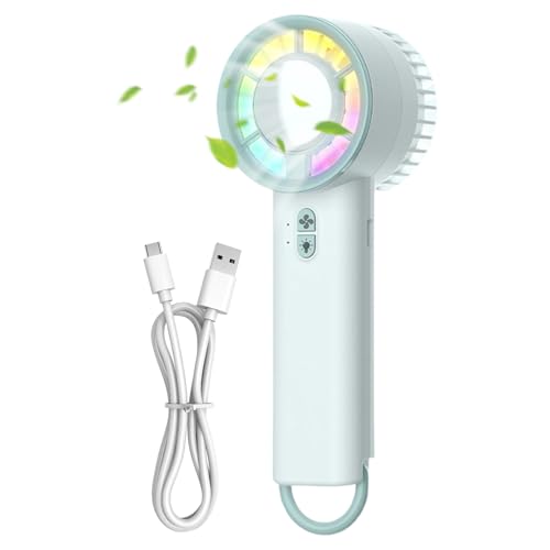 Wlikmjg Persönliche Ventilatoren Tragbar Wiederaufladbar | Tragbarer Ventilator - 3 Stufen Leiser Lüfter Mit Licht Für Camping Auto Schreibtisch Golf Und Zuhause Wlikmjg Persönliche Ventilatoren Tragbar Wiederaufladbar | Tragbarer Ventilator - 3 Stufen Leiser Lüfter Mit Licht Für Camping Auto Schreibtisch Golf Und Zuhause von Wlikmjg