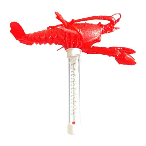 Wlikmjg Wassertemperatur-Sensor - Schwimmendes Thermometer Mit Cartoon-Tierdesign - Großes Pool Thermometer Für Schwimmbad Familie See Badewanne Spa Thermalbad Drinnen Draußen Zuhause von Wlikmjg