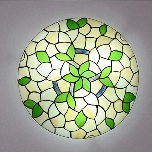 Tiffany Deckenleuchte Retro Pendelleuchte mit pastoralem Buntglasschirm E27 40CM IdealFür Esszimmer Wohnzimmer Schlafzimmer Küche Badezimmer dekorative Beleuchtung Tiffany Deckenleuchte Retro Pendelleuchte mit pastoralem Buntglasschirm E27 40CM IdealFür Esszimmer Wohnzimmer Schlafzimmer Küche Badezimmer dekorative Beleuchtung von Wmmner