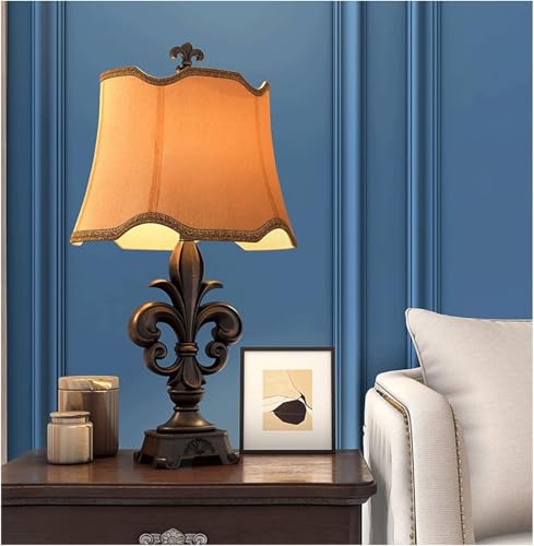 Wmmner 24-Zoll-Tischleuchte Im Rustikalen Retro-Stil, Nachttischlampe, Schreibtischlampe, Passend Für Schlafzimmer, Modernes Esszimmer von Wmmner