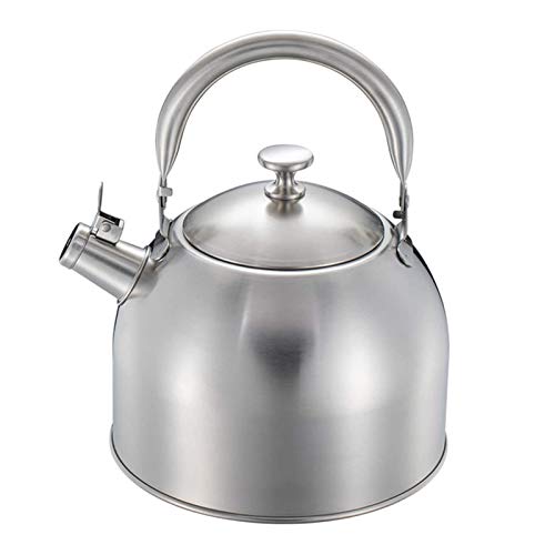 Wmmner 304 Edelstahl Herdplatte Tee Kettle Mit Cool Touch Ergonomischem Griff Und Geradem Ausgießer Für Verschiedene Öfen Für Kaffee, Milch Usw., Gas Anwendbar Wmmner 304 Edelstahl Herdplatte Tee Kettle Mit Cool Touch Ergonomischem Griff Und Geradem Ausgießer Für Verschiedene Öfen Für Kaffee, Milch Usw., Gas Anwendbar von Wmmner