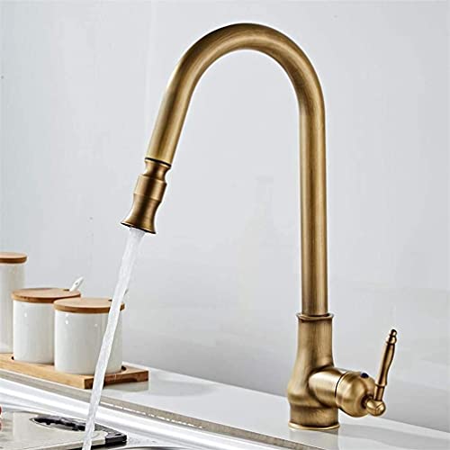 Wmmner Antike Messing Pull Down Küchenarmatur Mit 360° Swivel Retro Single Handle Mixer Wasserhahn Heiß- Und Kaltwassersprühkopf Stilvoll Vintage Für Spüle Ulz 000756 Küchenspüle Wasserhähne Wasserhäh Wmmner Antike Messing Pull Down Küchenarmatur Mit 360° Swivel Retro Single Handle Mixer Wasserhahn Heiß- Und Kaltwassersprühkopf Stilvoll Vintage Für Spüle Ulz 000756 Küchenspüle Wasserhähne Wasserhäh von Wmmner