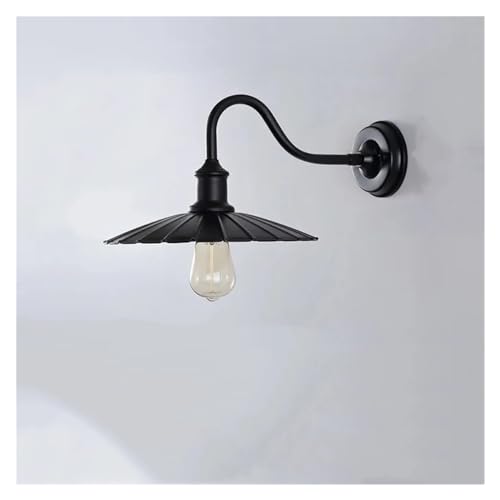 Wmmner Außenleuchte Für Scheunen, Kompatibel Mit Türen, Innenhöfen, Fluren, Bauernhäusern,Enhals-Wandleuchten, Gärten, Industrie, E27, Kronleuchter/23 cm von Wmmner