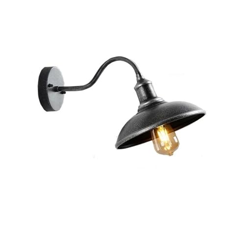 Wmmner Außenleuchte Für Scheunen, Kompatibel Mit Türen, Innenhöfen, Fluren, Bauernhäusern,Enhals-Wandleuchten, Gärten, Industrie, E27, Kronleuchter/24 * 24 cm von Wmmner
