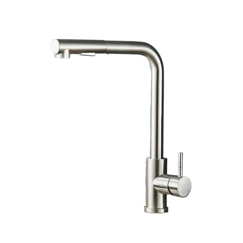 Wmmner Badezimmer Schwarz Ausziehbare Küchenspüle Wasserhahn Flexibel 2 Modi Stream & Sprühdüse Wasserhähne Edelstahl Kaltwassermischer Wasserhahn Deck Wasserhähne (Grün), Huim Shse3 Store-1/H von Wmmner