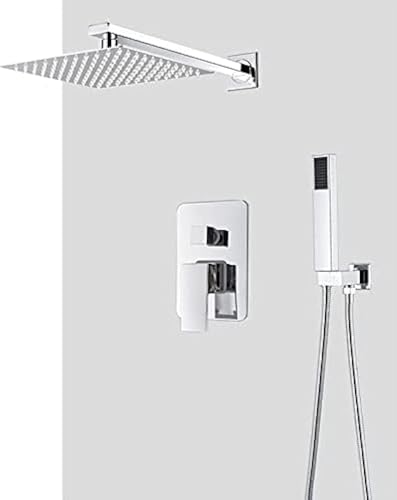Wmmner Badezimmer Wasserhahn Chrom Regen Dusche Kopf Dusche Wasserhahn Wandmontierte Badewanne Bad Mixer Wasserhahn Schönheit Badezimmer Set Dusche, Eine Farbe-8Zoll 3Way a/Eine Farbe/12 Zoll 2 Wege Wmmner Badezimmer Wasserhahn Chrom Regen Dusche Kopf Dusche Wasserhahn Wandmontierte Badewanne Bad Mixer Wasserhahn Schönheit Badezimmer Set Dusche, Eine Farbe-8Zoll 3Way a/Eine Farbe/12 Zoll 2 Wege von Wmmner