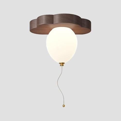 Wmmner Ballon Deckenleuchte, Home Dekorative Deckenlampe, Wooden Deckenleuchte Mit Kugelförmigen Acrylschirm, Moderne Led-Wandleuchte Für Wohnzimmer Esszimmer Schlafzimmer Flur Kinderzimmer H Wmmner Ballon Deckenleuchte, Home Dekorative Deckenlampe, Wooden Deckenleuchte Mit Kugelförmigen Acrylschirm, Moderne Led-Wandleuchte Für Wohnzimmer Esszimmer Schlafzimmer Flur Kinderzimmer H von Wmmner