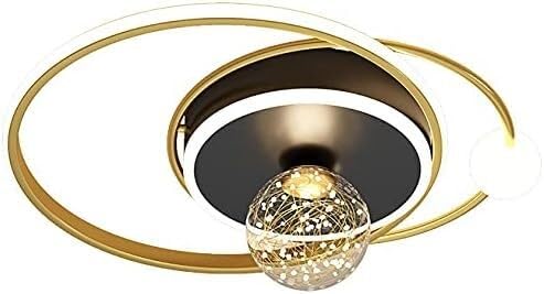 Wmmner Chandelier Led round Smaster Bedroom Dimming Ceiling Light Light round Ball Glass Lampshade Creativity round Ceiling Lamp,Chandelier/40Cm von Wmmner