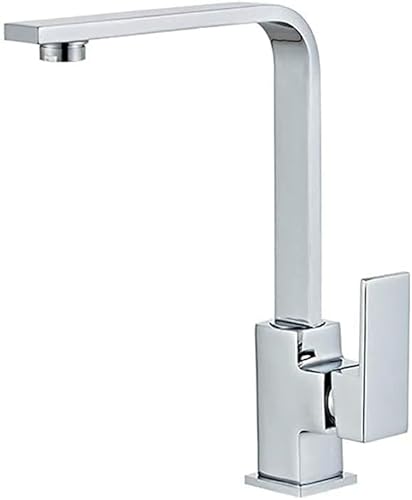 Wmmner Chrom Küchenspüle Wasserhahn Zeitgenössischer Einhand-Messing-Gewerbliche Küchenarmatur Mit Heißem Und Kaltem Wasser Ulz 001125Swivel Pull Out Küchenarmatur Chrom Und Schwarz Waschbecken Mischb von Wmmner