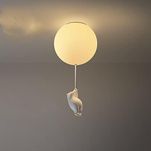 Wmmner Deckenleuchten/Deckenlampen Schöne Cartoon-Bären-Deckenleuchte Warme Deckenlampe Kompatibel Mit Wohnzimmer Wohnzimmer Schlafzimmer Lampe Dekor Led-Hängelampe, Modernes Esszimmer/C/19 cm von Wmmner