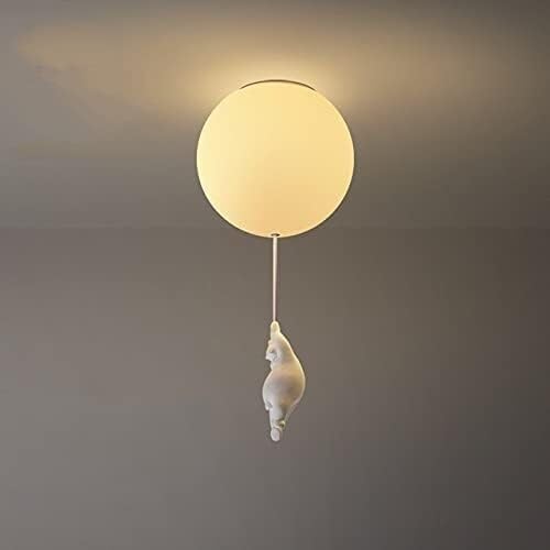 Wmmner Deckenleuchten/Deckenlampen Schöne Cartoon-Bären-Deckenleuchte Warme Deckenlampe Kompatibel Mit Wohnzimmer Wohnzimmer Schlafzimmer Lampe Dekor Led-Hängelampe, Modernes Esszimmer/E/19 cm von Wmmner