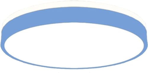 Wmmner Deckennahe Leuchten, Runde, Ultradünne, Flache Deckenleuchte – Minimalistische Led-Deckenleuchte, Seitlich Strahlendes Design, Deckennahe Leuchten, Kronleuchter/Blau – 30 cm/Weißes Licht 6000K Wmmner Deckennahe Leuchten, Runde, Ultradünne, Flache Deckenleuchte – Minimalistische Led-Deckenleuchte, Seitlich Strahlendes Design, Deckennahe Leuchten, Kronleuchter/Blau – 30 cm/Weißes Licht 6000K von Wmmner