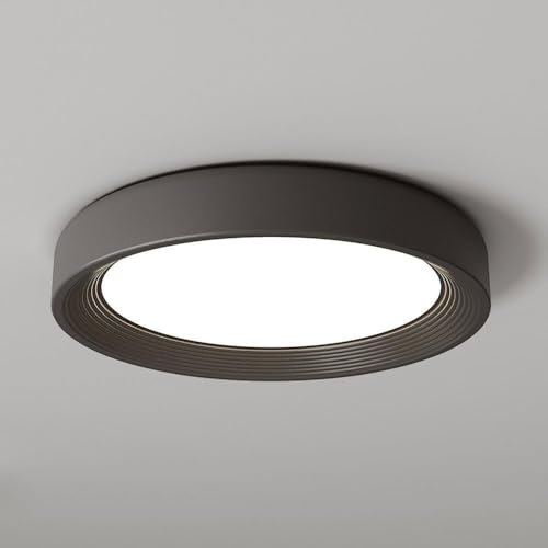 Wmmner Dimmbare Moderne Led-Deckenleuchte, Minimalistische Unterputz-Deckenleuchte, Runde Deckenleuchte Mit Fernbedienung Für Wohnzimmer Esszimmer Schlafzimmer Schlafzimmer Flur Flur Eingang Ulz 00067 von Wmmner