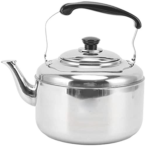 Wmmner Edelstahl-Teekessel - 5,5 L Großes Fassungsvermögen Für Gas- Und Induktionskocher von Wmmner