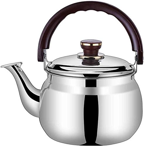 Wmmner Edelstahl Wasserkocher Herd Teekanne Ergonomischen Griff Haushalt Große Kapazität Tetopf Geeignet Für Verschiedene Öfen Für Kaffee, Milch Usw., Gas Anwendbar () von Wmmner