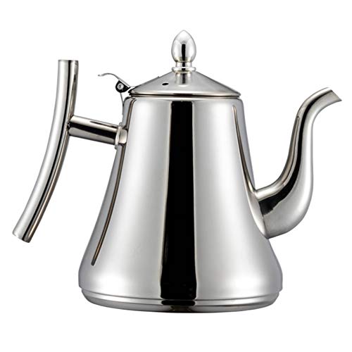 Wmmner Edelstahl-Wasserkocher Im Retro-Stil Mit Klassischem Design Schnelles Aufheizen Gasherd Induktionskocher Universal-Wasserkocher Für Kaffee, Milch Usw., Gas Elektrisch Anwendbar () von Wmmner