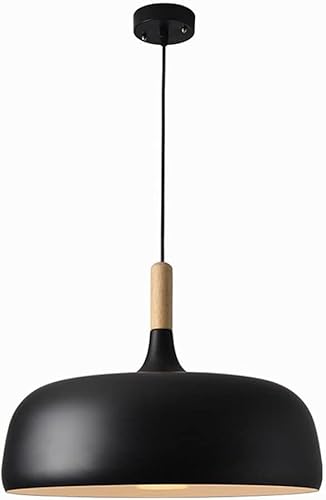 Wmmner Einfacher Dekorativer Pendelleuchter Im Landhausstil, Extrem Schlichte Deckenleuchte, 1-Flammiger Pendelleuchter Mit Weißer Oberfläche Und Akzenten, Modernes Esszimmer/Grau/32 * 25 cm von Wmmner