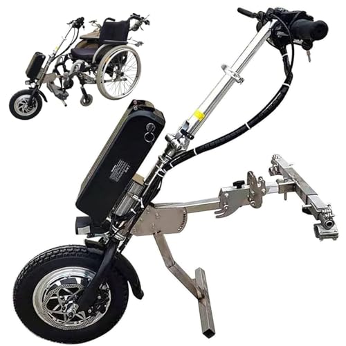 Wmmner Elektrischer Rollstuhl Conversion Kit Mit Federgabel, Frontlicht Und Stoßdämpfer Für Verbesserte Mobilität Und Komfort/B von Wmmner
