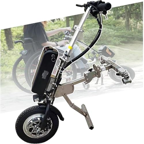 Wmmner Elektrisches Rollstuhl-Umrüstset Mit Frontlicht, 70 Km Reichweite, 3 Geschwindigkeitsstufen, Für Rehabilitationstherapie Und Mobilitätsverbesserung/B von Wmmner