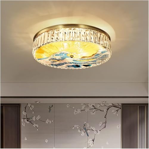 Wmmner Enamel Ceiling Lamp Chinese Style Crystal Hanging Light Stained Glass Classic Study Master Bedroom Ceiling Light,Contemporary Dining Room/Neutral Hell/Dia40Cm-Gold Wmmner Enamel Ceiling Lamp Chinese Style Crystal Hanging Light Stained Glass Classic Study Master Bedroom Ceiling Light,Contemporary Dining Room/Neutral Hell/Dia40Cm-Gold von Wmmner
