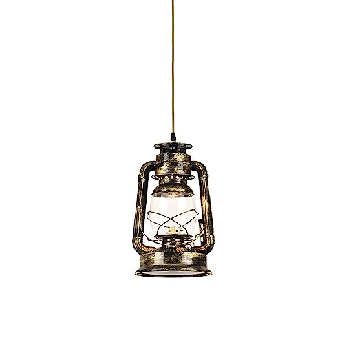 Wmmner Esszimmer-Pendelleuchte Nostalgische Restaurant-Hängelampe Insel Antike Keroe27-Lampe Hängeleuchte Für Kücheninsel/B/14 * 24 cm von Wmmner