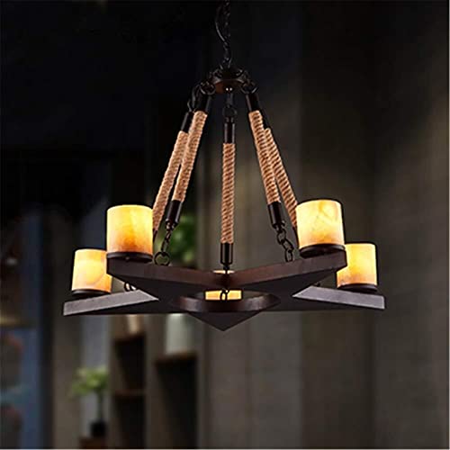 Wmmner Fünfzackige Stern Pendelleuchte Vintage Industrie Kronleuchter Mit Marmor Lampenschirm Hanf Seil Schwarz Schmiedeeisen Deckenbeleuchtung Für Bar Cafe Restaurant E27 Wmmner Fünfzackige Stern Pendelleuchte Vintage Industrie Kronleuchter Mit Marmor Lampenschirm Hanf Seil Schwarz Schmiedeeisen Deckenbeleuchtung Für Bar Cafe Restaurant E27 von Wmmner