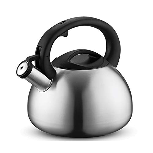 Wmmner Gaskochfeld Pfeife Wasserkocher Hitzebeständiger Griff Gas Elektrische Induktion Kompatibel Geeignet Für Alle Arten Von Öfen Für Kaffee, Milch Etc, Gas Elektrisch Anwendbar () von Wmmner