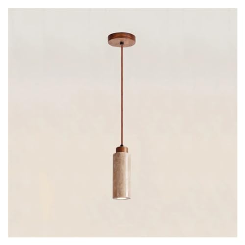 Wmmner Gelber Stein Esszimmer Kücheninsel Dekor Hängelampe Restaurant Nachttisch Pendelleuchte, Modernes Esszimmer/Warmweiß/D6.5Cm von Wmmner